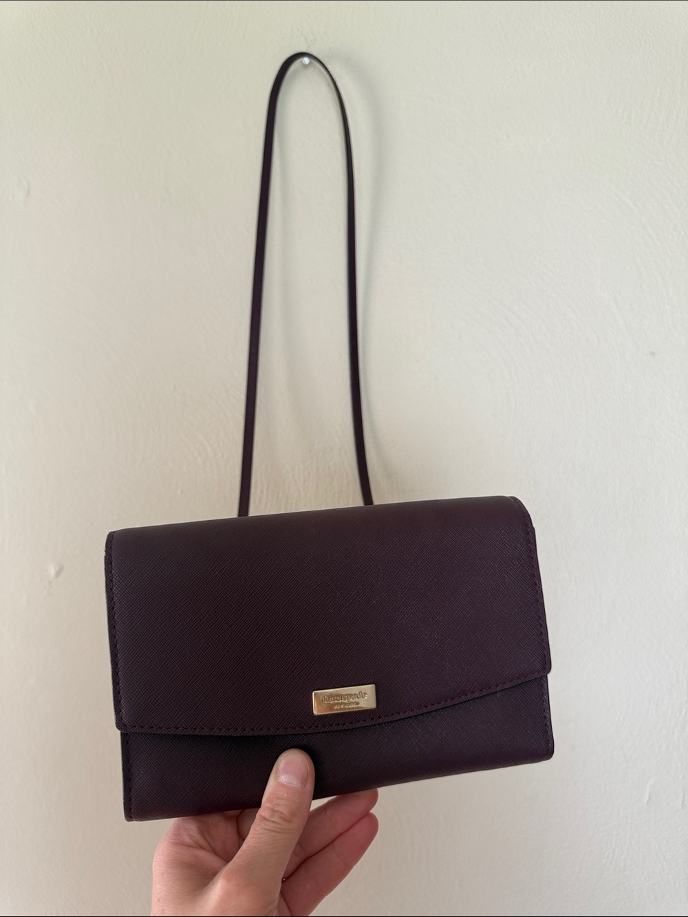 Kate Spade Women's Dark Plum Crossbody Shoulder Bag - Picture 3 of 13